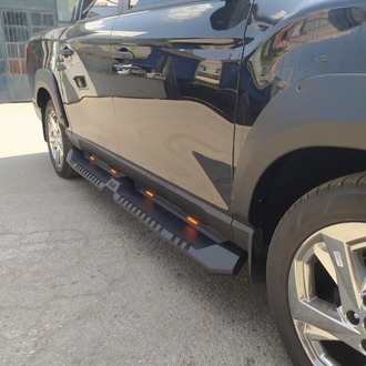 SsangYong Grand Musso Uyumlu Lazer Kesim Ledli Yan Basamak Düz Model