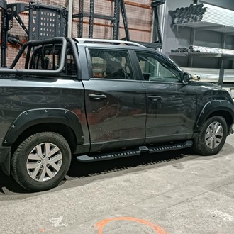 SsangYong Grand Musso Uyumlu Lazer Kesim Ledli Yan Basamak Düz Model