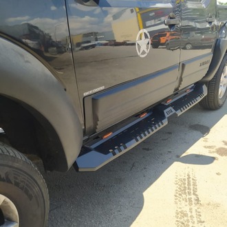 Nissan Skystar Uyumlu Lazer Kesim Yan Çelik Basamak Kareli Model