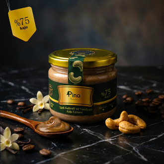 Türk Kahveli Vanilyalı Kaju Ezmesi 300gr