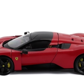 1/18 BURAGO - FERRARI F80 2024 - BLACK WHEELS...