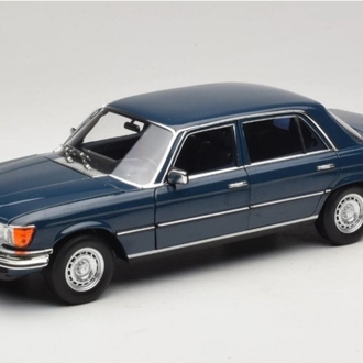 1:18 NOREV 1979 MERCEDES BENZ 350 SEL W116 HANSA BLUE