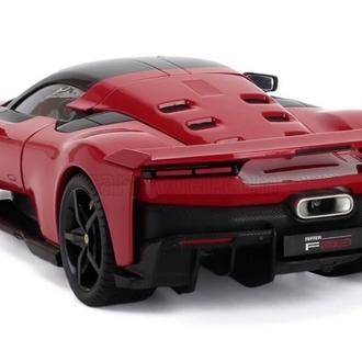 1/18 BURAGO - FERRARI F80 2024 - BLACK WHEELS...
