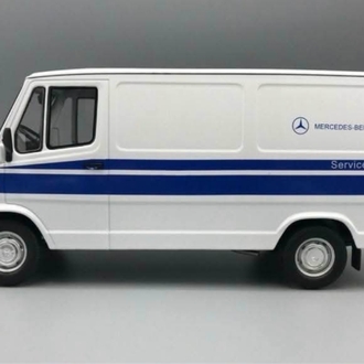 1:18 KK SCALE 1988 MERCEDES BENZ 208D TRANSPOTER MERCEDES SERVICE