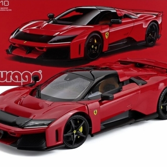 1/18 BURAGO - FERRARI F80 2024 - BLACK WHEELS...