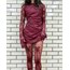 İthal Bordo Fiyonk Model Külotlu Çorap