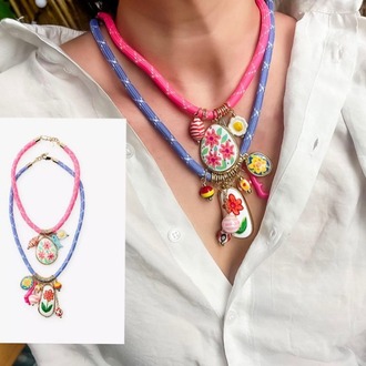 2'li Charm Kolye Seti
