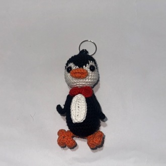 yalnız penguen figür anahtarlık