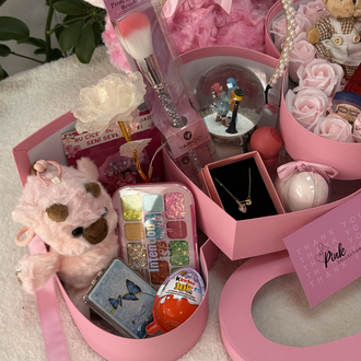 Sürpriz aşk flowers pembe