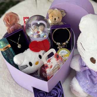 Lila love kutu set