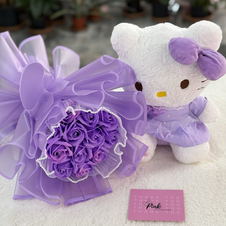 Mor Hellokitty ikili set