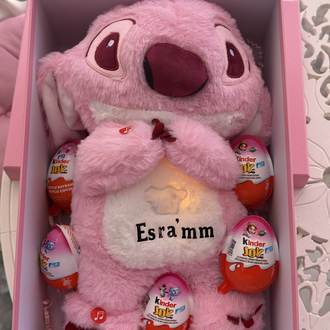 Özel kutulu isimli uyku arkadaşı stitch