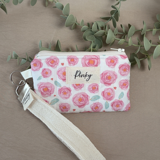 Pink Rose Mini Cüzdan anahtarlık