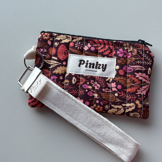 Gülpembe Mini Cüzdan Anahtarlık 