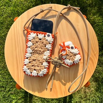 Pumpkin Spice Latte • phone pocket