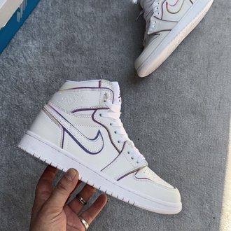 Nike Air Jordan 1 Mid Iridescent Reflective