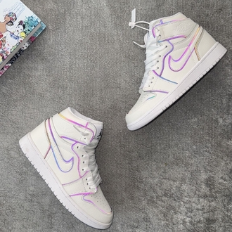 Nike Air Jordan 1 Mid Iridescent Reflective