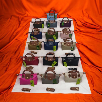 Longchamp kanvas askılı