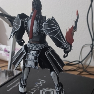 Siyah Çelik Zırh ( 30 cm )