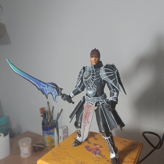 Siyah Çelik Zırh ( 20 cm )