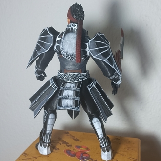 Siyah Çelik Zırh ( 20 cm )
