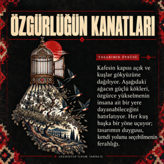 Özgürlüğün Kanatları | Oversize Tişört – 29 Ekim Özel Koleksiyon