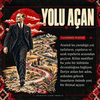 Yolu Açan | Atatürk Baskılı Regular Tişört – 29 Ekim Özel Koleksiyon