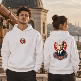 Kararlı Bir Bakış | Atatürk Baskılı Hoodie – 29 Ekim Koleksiyonu