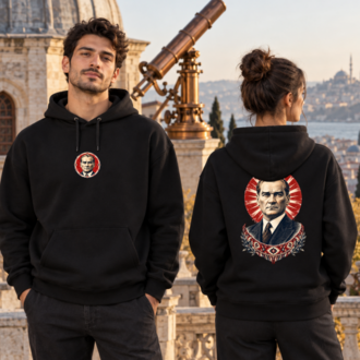 Kararlı Bir Bakış | Atatürk Baskılı Hoodie – 29 Ekim Koleksiyonu