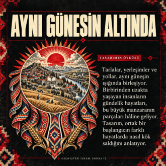 Aynı Güneşin Altında | Özel Tasarım Regular Tişört – 29 Ekim Koleksiyonu