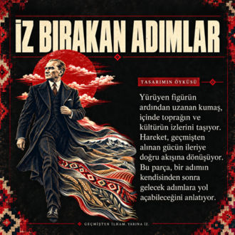 İz Bırakan Adımlar | 29 Ekim Özel Koleksiyon Oversize Tişört