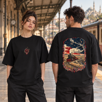 Yarına Uzanan Raylar | 29 Ekim Özel Koleksiyon Oversize Tişört
