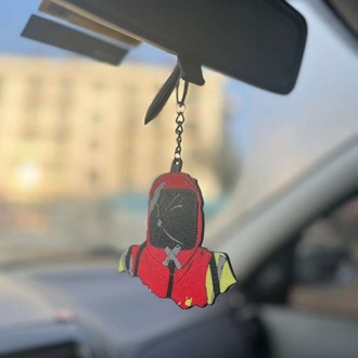 Rust Hazmat Düz Anahtarlık