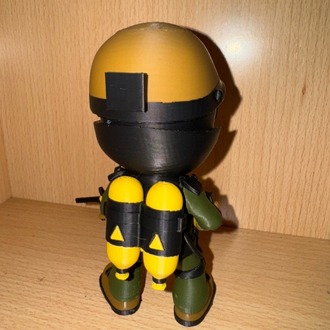 Rust Heavy Scientist Figürü