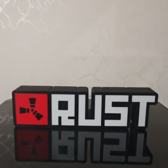 Rust Masa Işığı