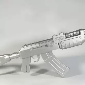 Rust AK-47 – Silver