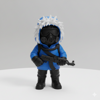 Rust Artic Suit Figür