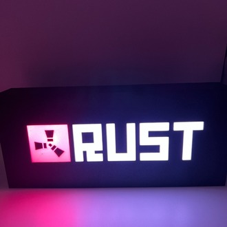 Rust Renkli Masa Işığı