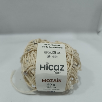Hicaz İri Pullu El Örgü İpi 50gr 
