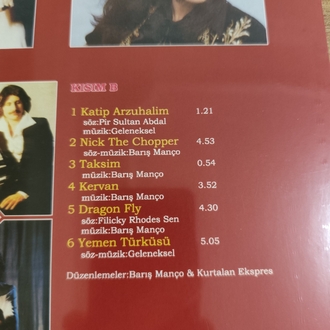 Barış Manço 20. sanat yılı Almanya Baskı 
