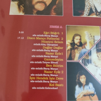 Barış Manço 20. sanat yılı Almanya Baskı 