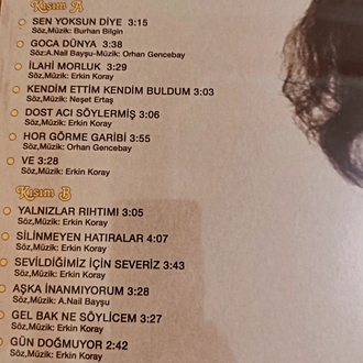 Erkin Koray silinmeyen hatıralar 