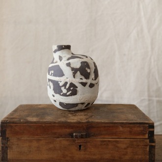El Yapımı Stoneware Seramik Vazo