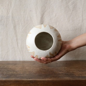 Ahşap Kapaklı Stoneware Seramik Kavanoz