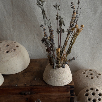 Stoneware Seramik Ikebana Aranjman Vazosu