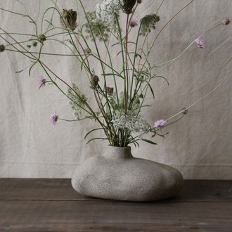 El Yapımı Stoneware Seramik Vazo