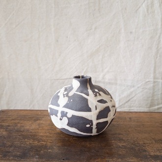 El Yapımı Stoneware Seramik Vazo