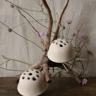 Stoneware Seramik Ikebana Aranjman Vazosu