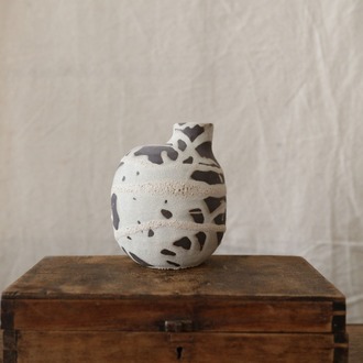 El Yapımı Stoneware Seramik Vazo