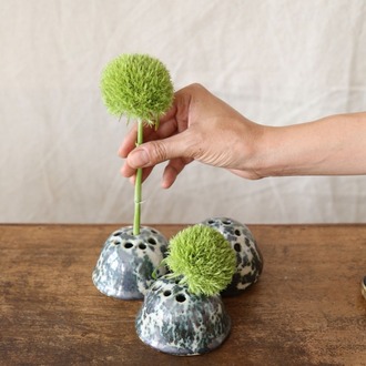El yapımı Stoneware Seramik Ikebana Vazo